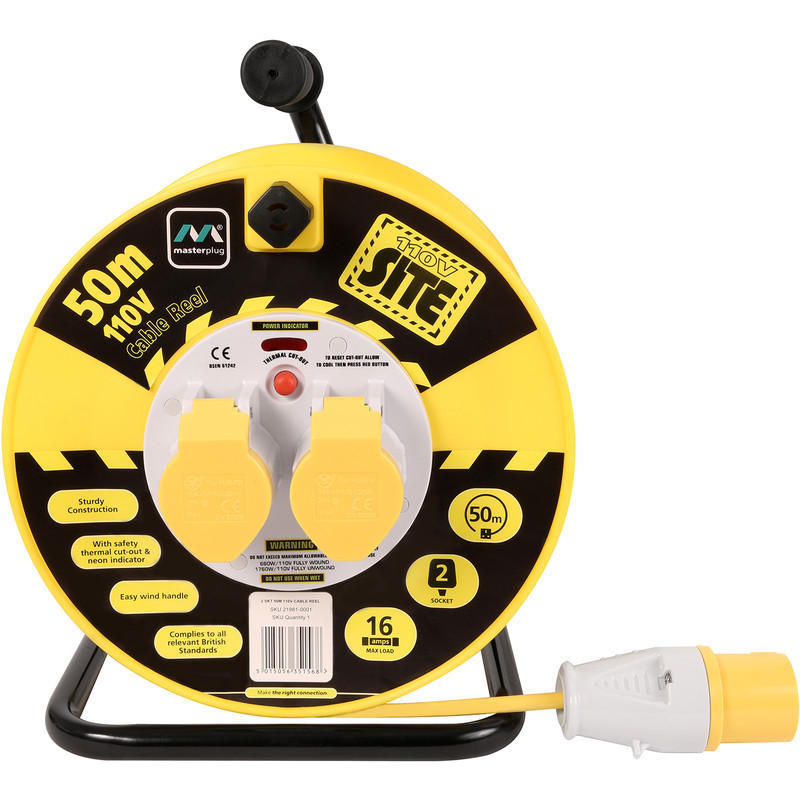 110v Electrical Extension Reel