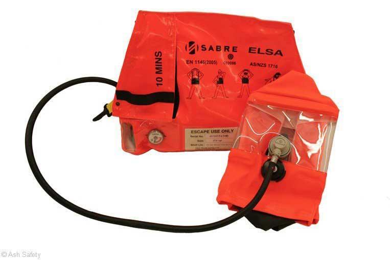 Elsa Sabre 10 Min Escape Breathing Apparatus BA Set