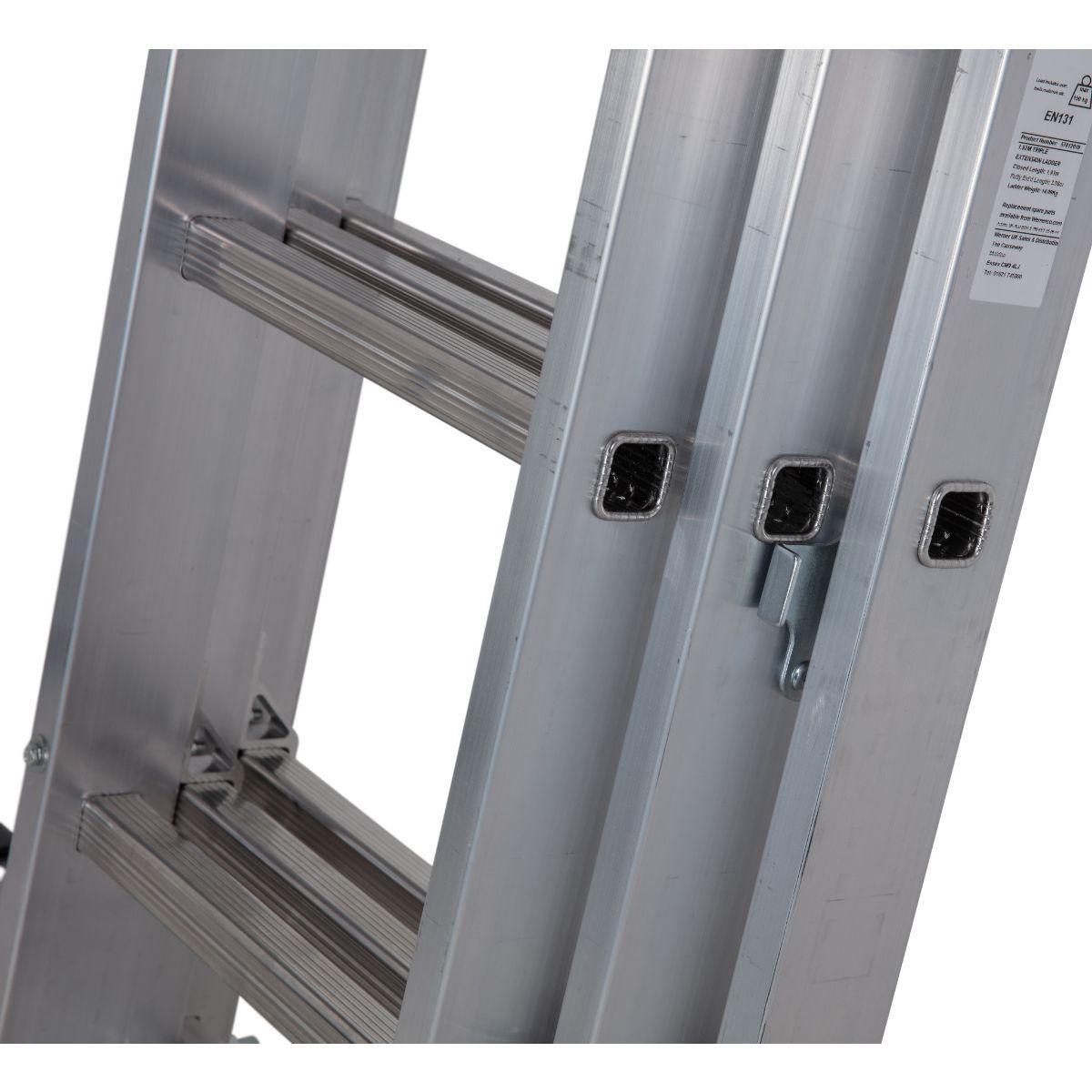 Youngman Triple Extension Aluminium Ladders 3.67m